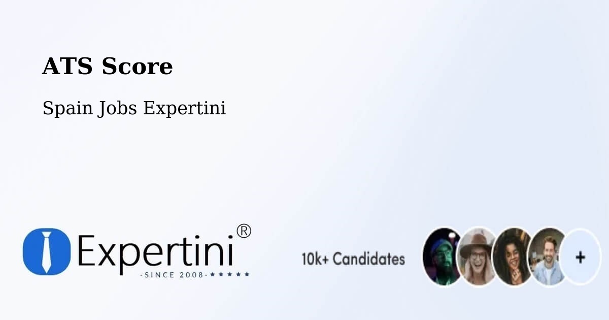 Resume ATS Score & Job Description Match Tool – Cheste - Spain Jobs Expertini