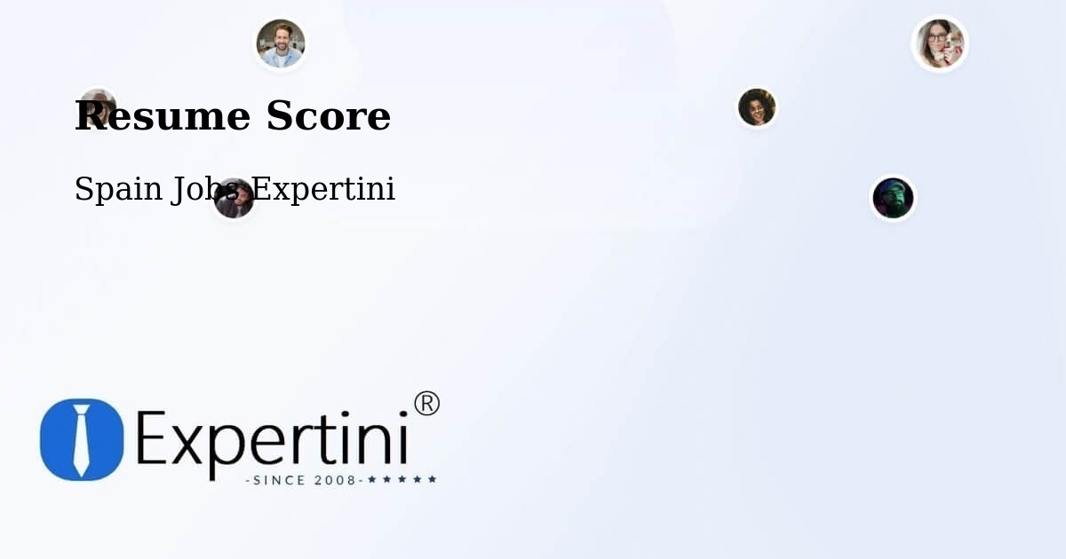 Resume Score & Job Description Match Tool – Cheste - Spain Jobs Expertini